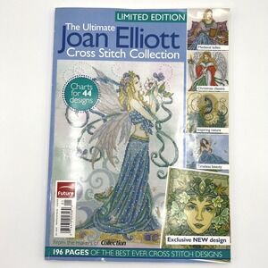 Joan Elliott Cross Stitch Collection Magazine 44 Designs Fairies Medieval RARE